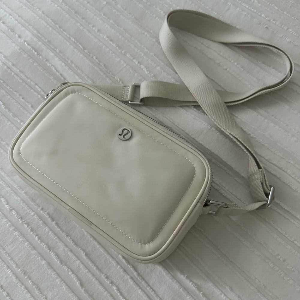 Lululemon Cream Crossbody Bag